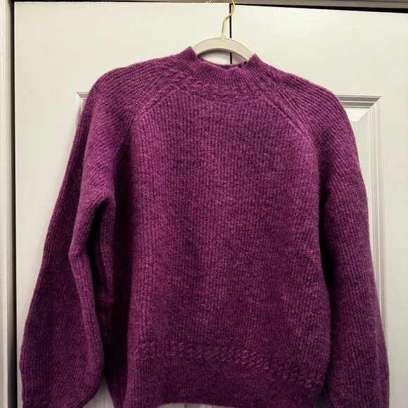 Sezane Otis Sweater Wisteria - Picture 4 of 6